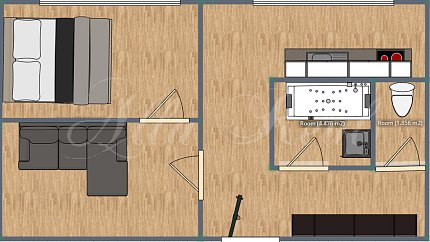 Pronájem bytu 2+1, Brno, ul. Vídeňská, CP 43m2, po rekonstrukci